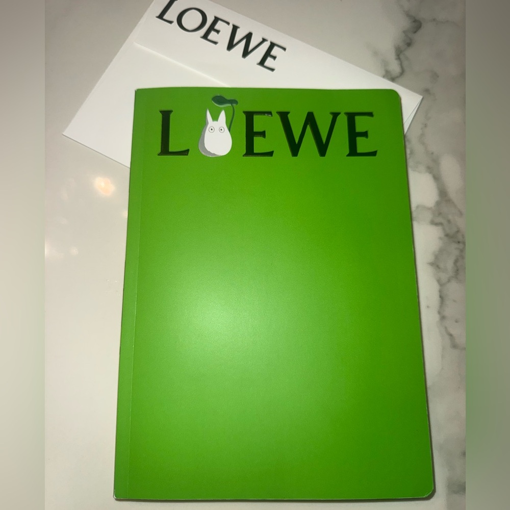 Loewe X Studio Ghibli Green Notebook